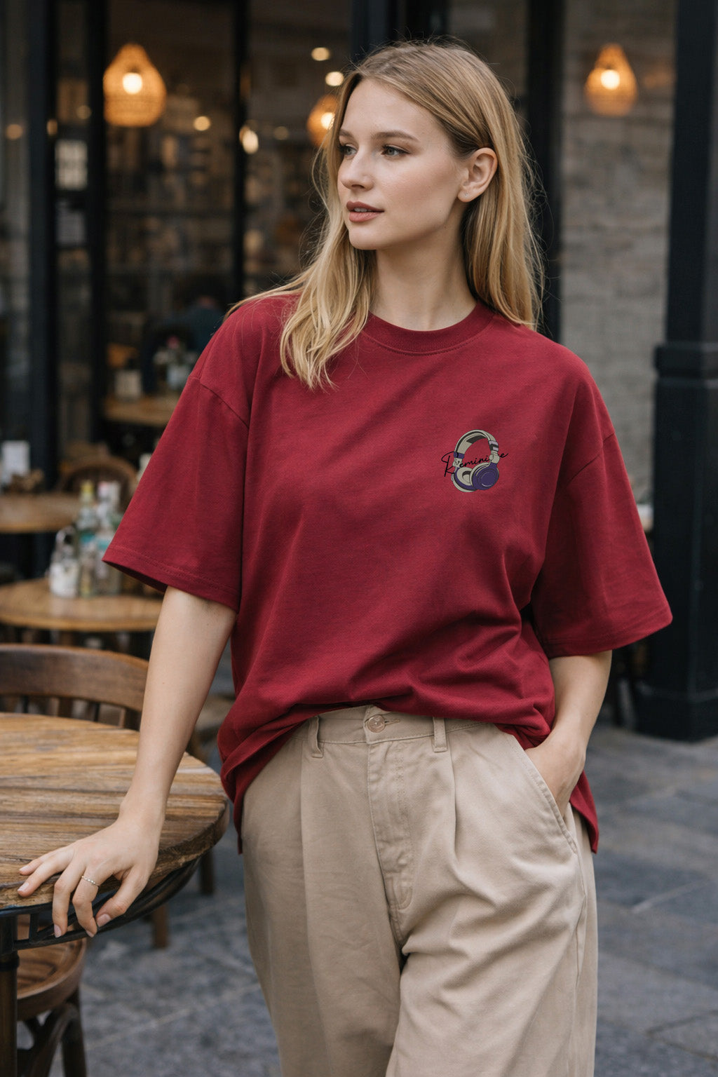 Retro Headphone Music Graphic Tee