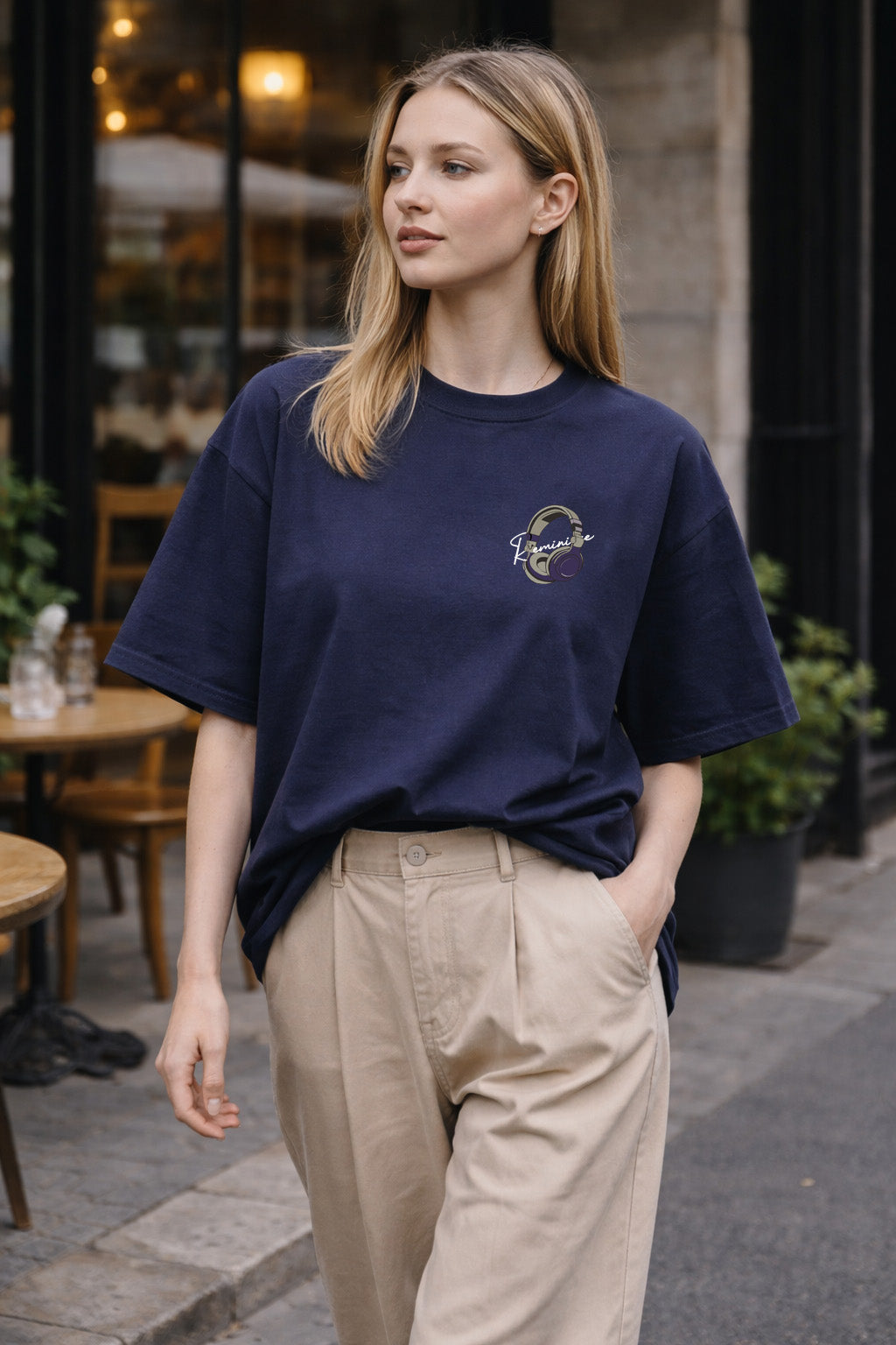 Retro Headphone Music Graphic Tee