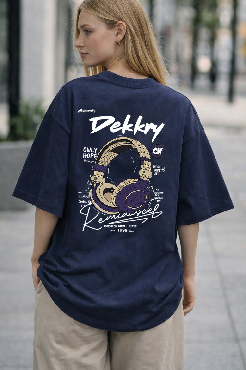 Retro Headphone Music Graphic Tee