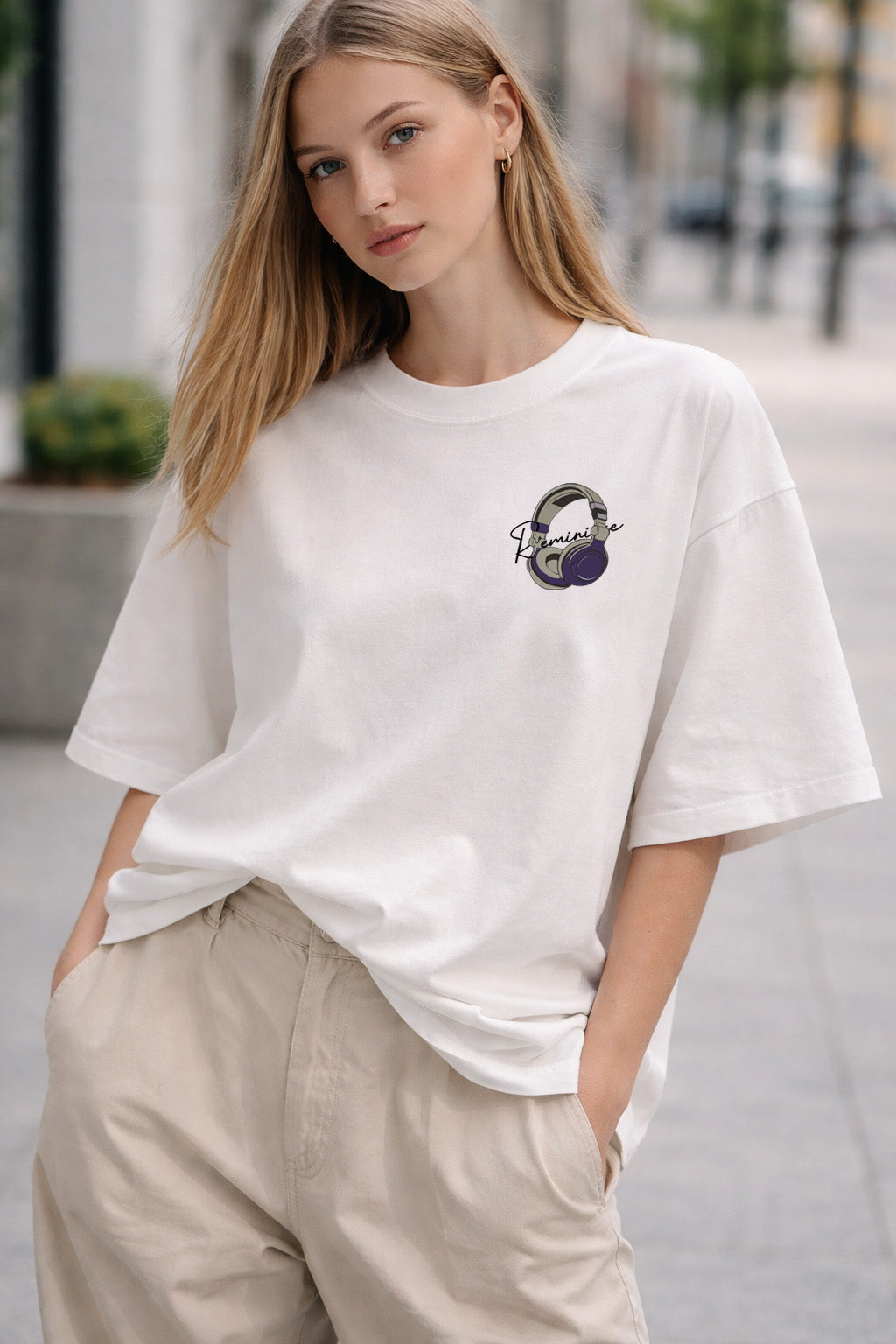 Retro Headphone Music Graphic Tee